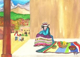 Mexico Way   ~ This was actually just a card.

The small scale made for poor details.

I can see I added the post as an after thought.

 -Alan