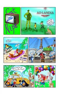 NIPS in Ad Landia! ~ Where do our advertising icons go when they're no promoting their products?

NIPS found them in Ad Landia!