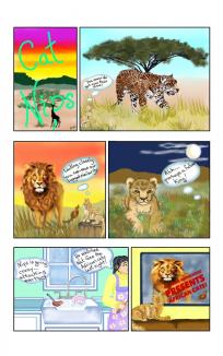 NIPS enjoys learning about his family tree! ~ Hey, he's a big cat in his heart!